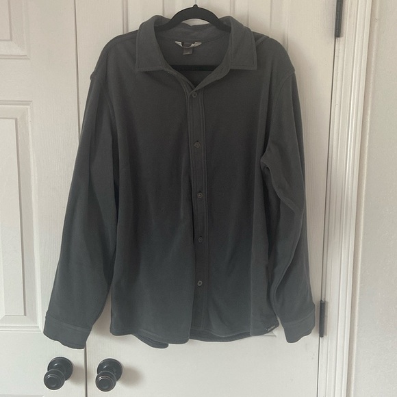 Eddie Bauer size large fleece button up shirt - Picture 1 of 8